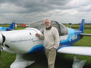 At Wellesbourne Mountford airfield, waiting for my flight