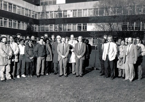 Medlar planting to commemorate the 20th anniversary of the MSc course