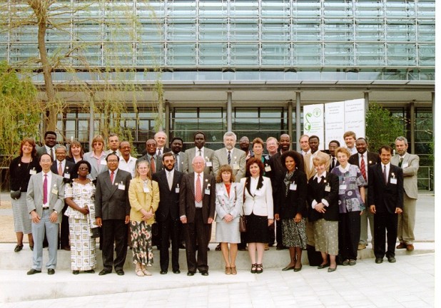 Birmingham graduates at the FAO conference in Leipzig, June 1996