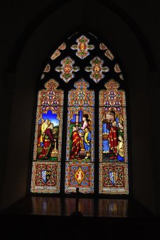 Erected by Sir George Crewe in St Giles Church