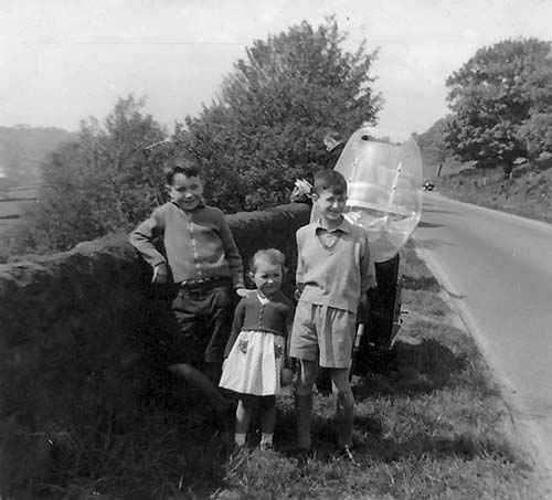 5. Geoff, Sue and Mike Jackson above Rudyard Lake