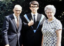 Graduation at Southampton University, with my Mum and Dad, July 1970