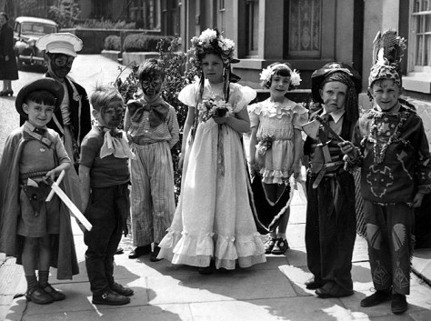 May Day 1952 (?). I'm on the left and my elder brother Edgar is on the right.