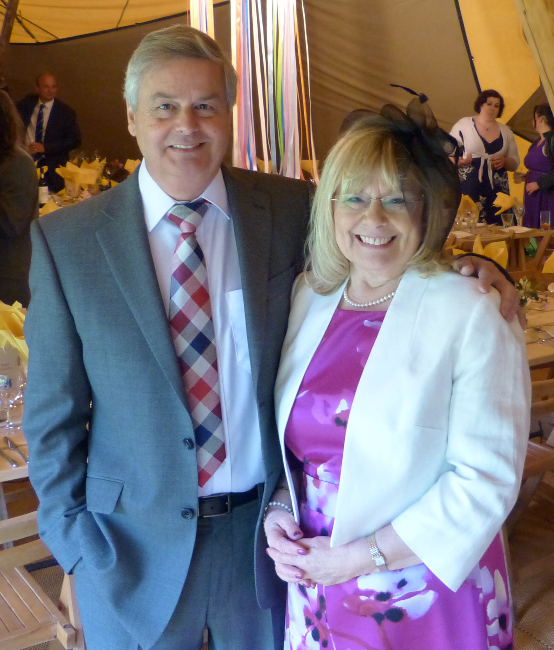 Alan with his wife Lyn