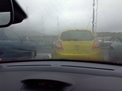 waiting for the ferry at Lochmaddy